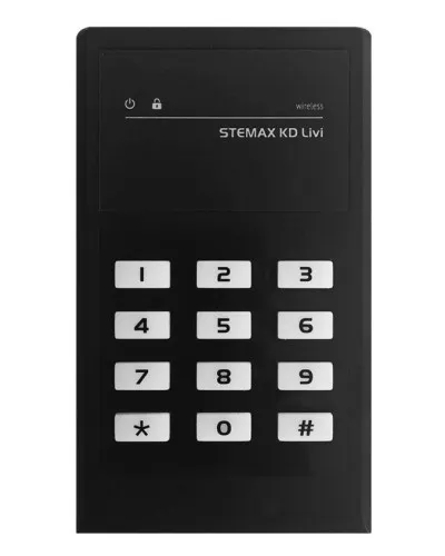 STEMAX KD Livi (черный). Беспроводная кнопочная кодовая панель. Стелс НПП в Рязани